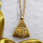 Pyramid Evil eye Amulet