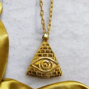 Pyramid Evil eye Amulet
